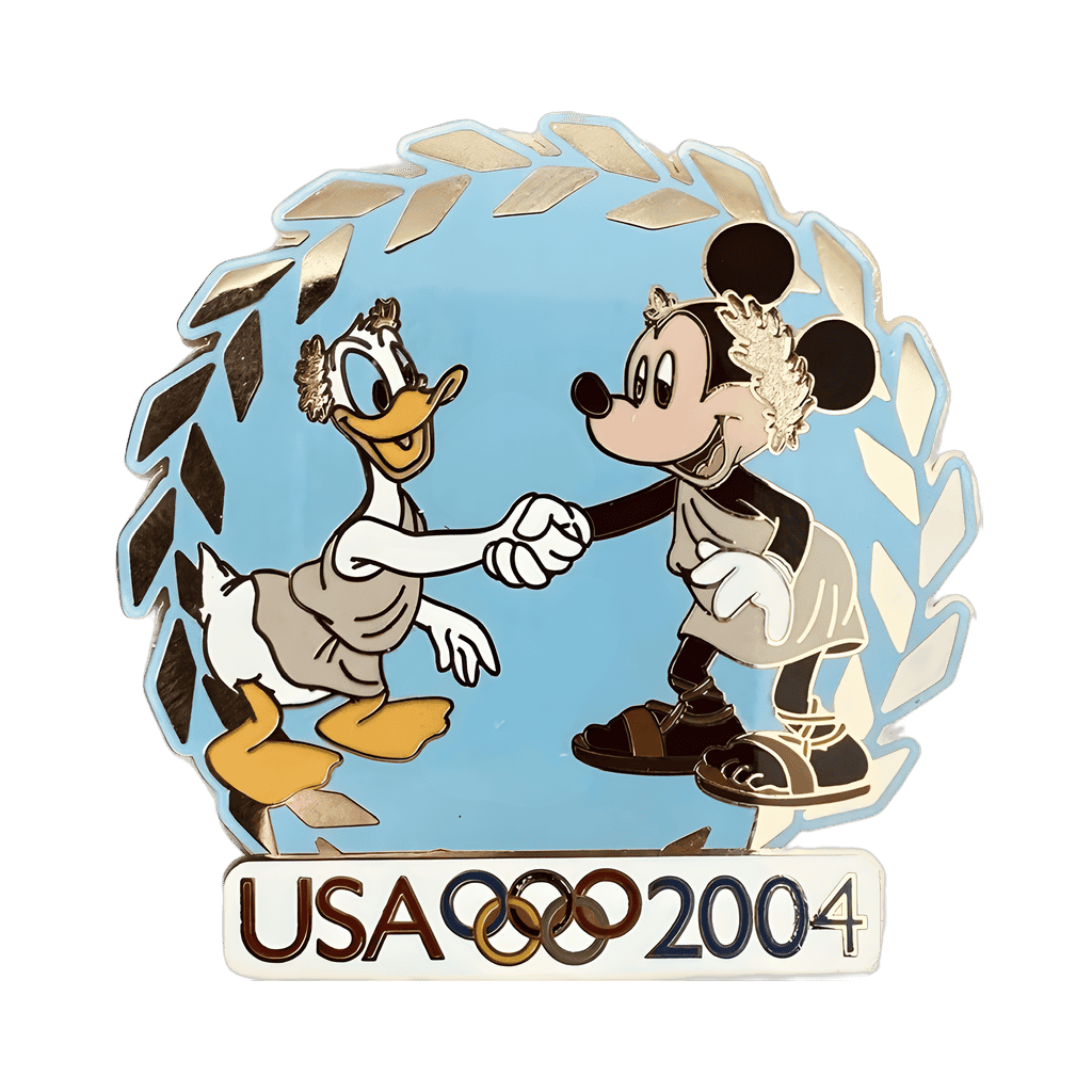 Mickey & Donald Shaking Hands (NFFC Member Exclusive) Disney pin