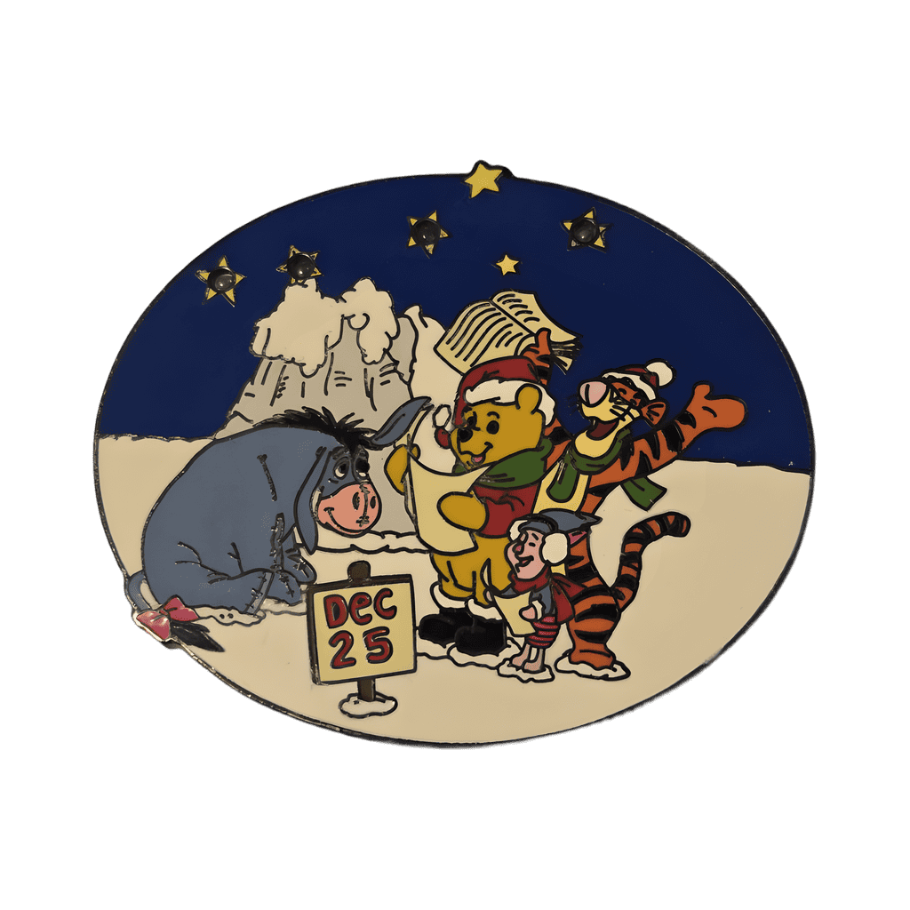 Winnie the Pooh, Eeyore, Piglet, Tigger - Caroling Disney pin