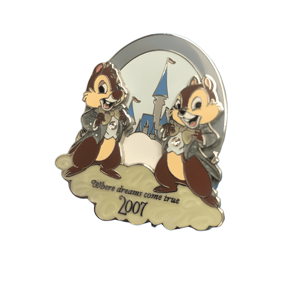 Where Dreams Come True - Chip and Dale Disney pin