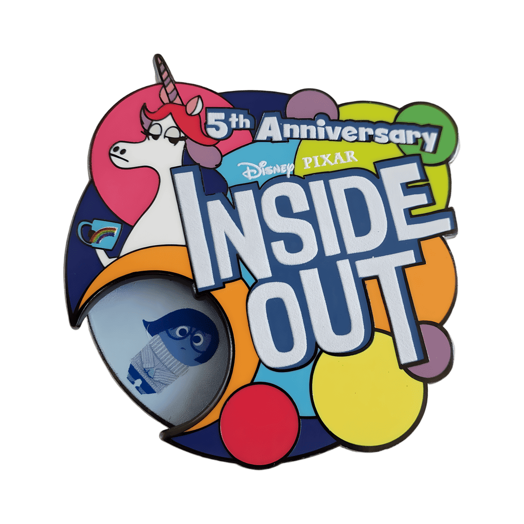 Inside Out 5th Anniversary Disney pin