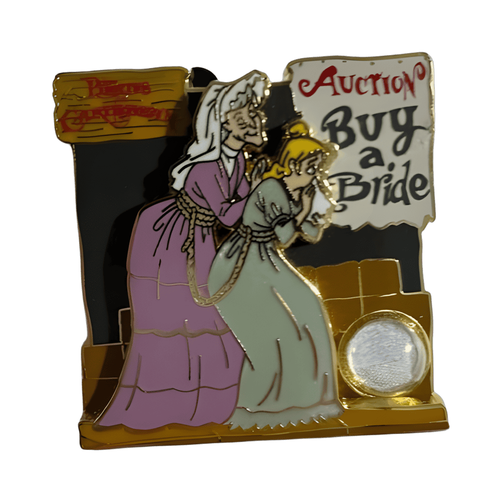 Pirates of the Caribbean - Buy a Bride Auction Disney pin