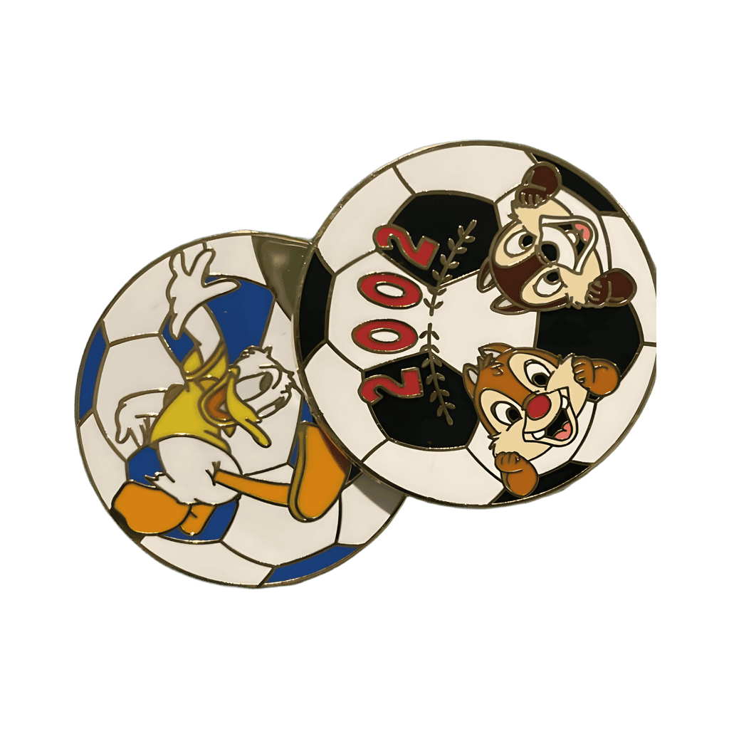 Donald Duck, Chip and Dale - Soccer Ball Disney pin