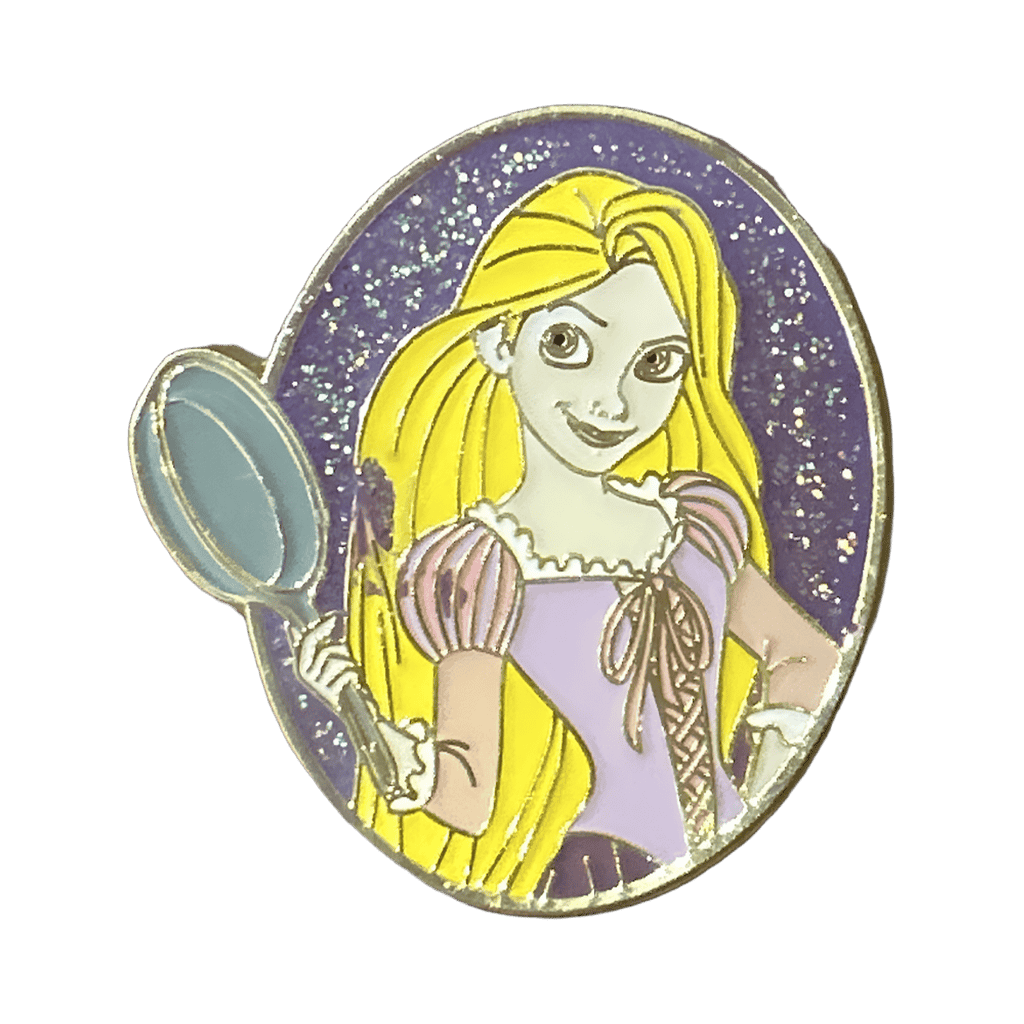 Rapunzel Holding Frying Pan Disney pin