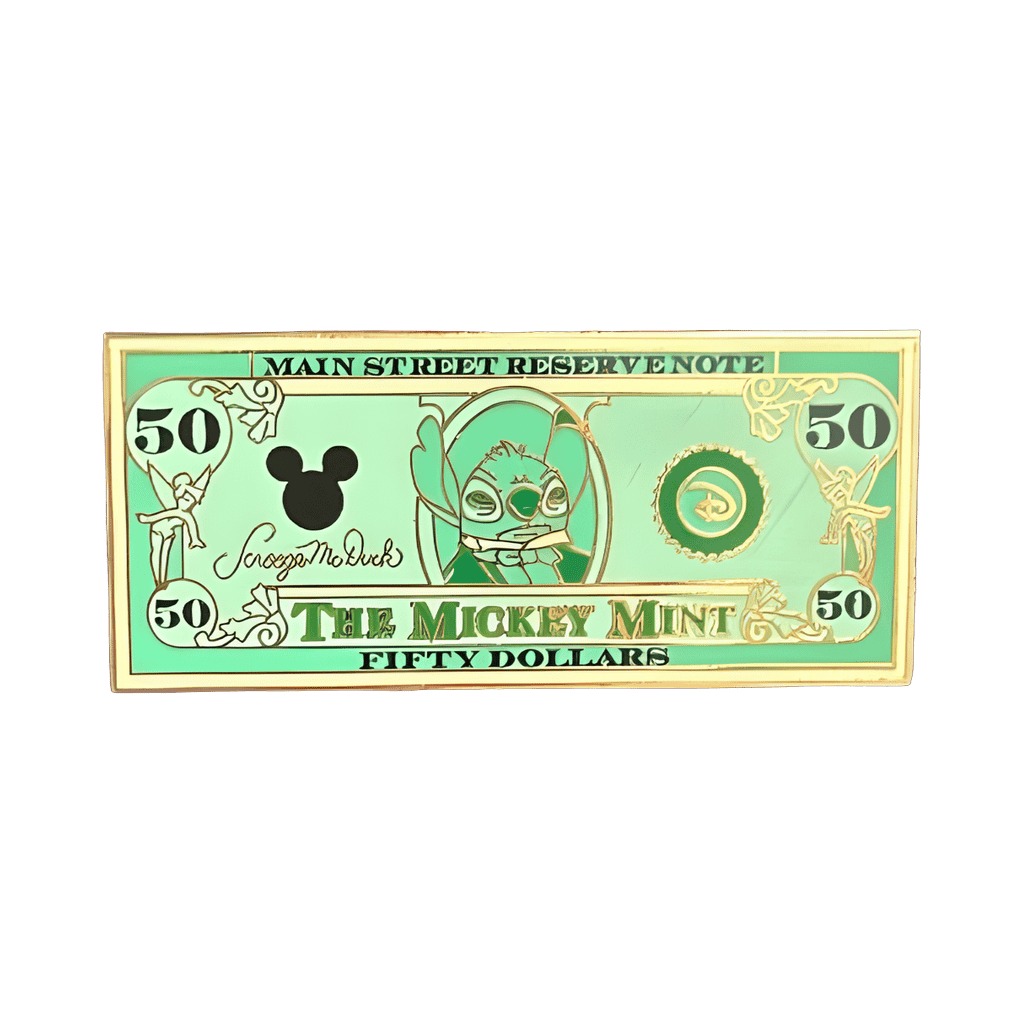 $50 Dollar Bill - Stitch Disney pin