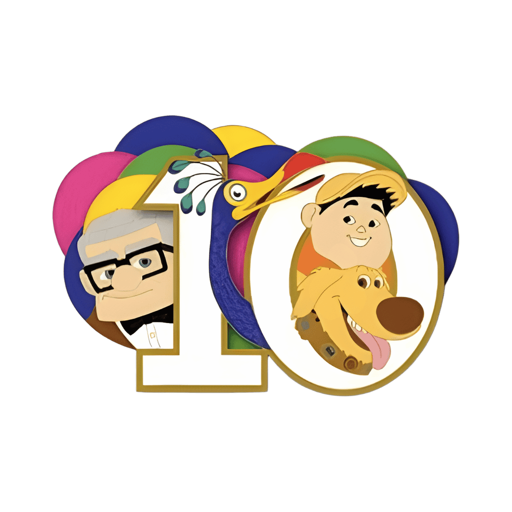 Carl, Russell, Kevin (the bird) and Dug Disney pin