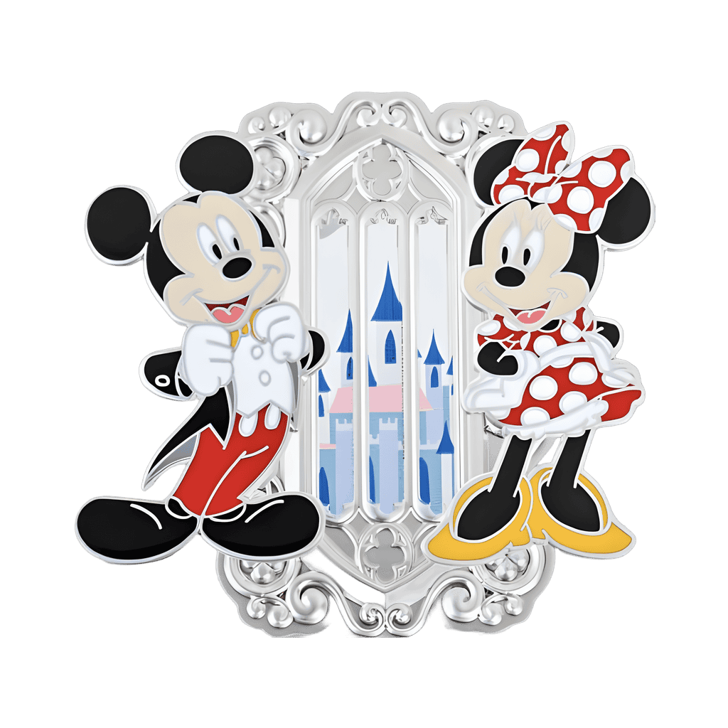 Mickey & Minnie Castle Pin Set Disney pin