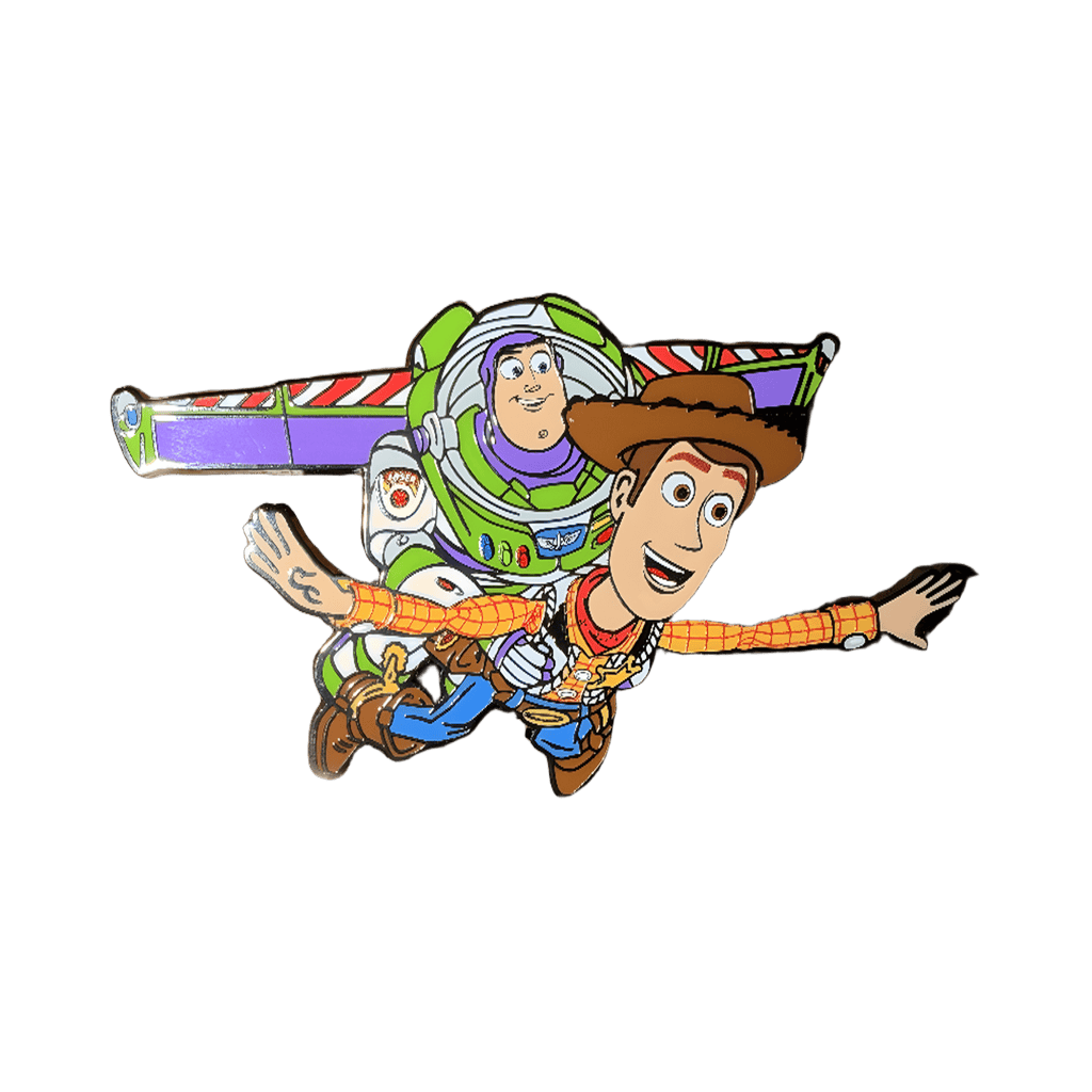 Buzz flying with Woody Disney pin