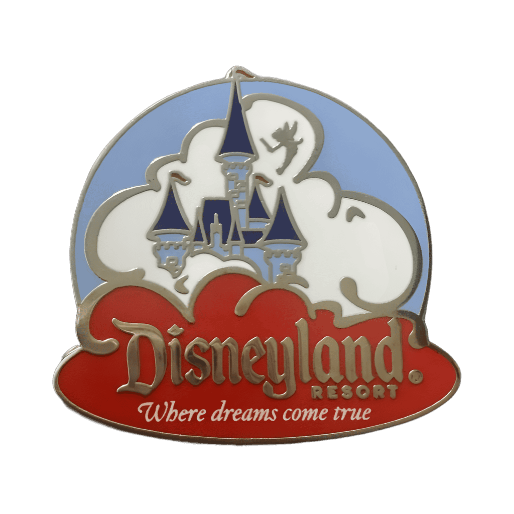 Disneyland Resort "Where Dreams Come True" - Red Logo Disney pin