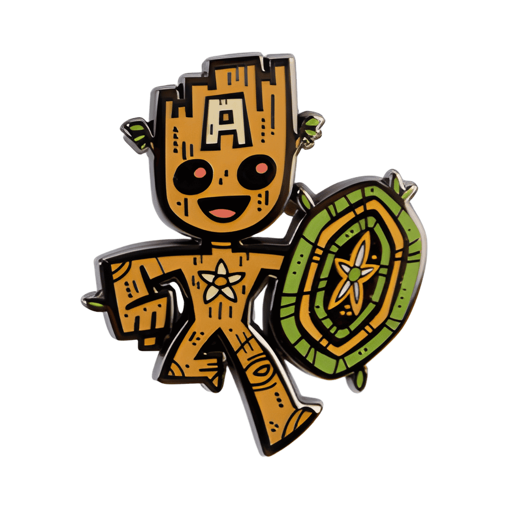 Groot as Captain America Disney pin