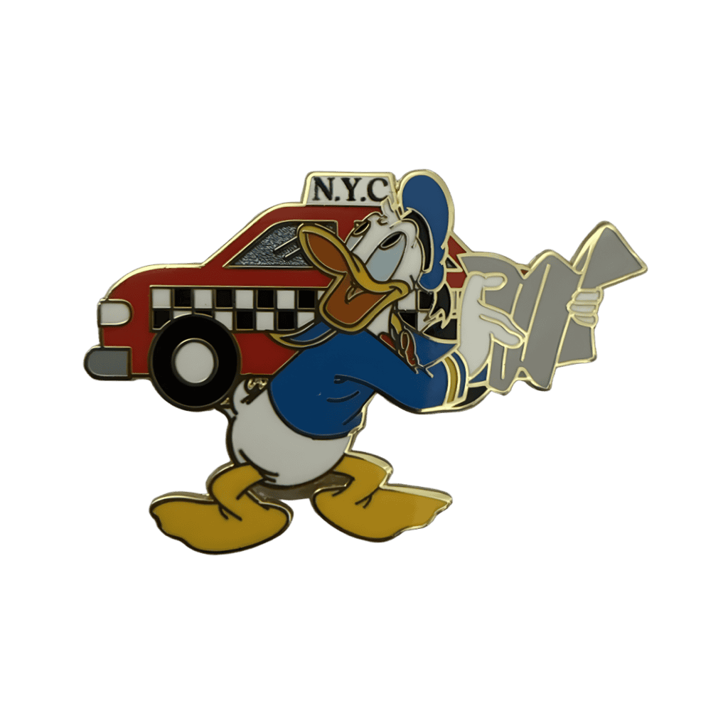 Donald Duck Taxi NYC Mystery Disney pin