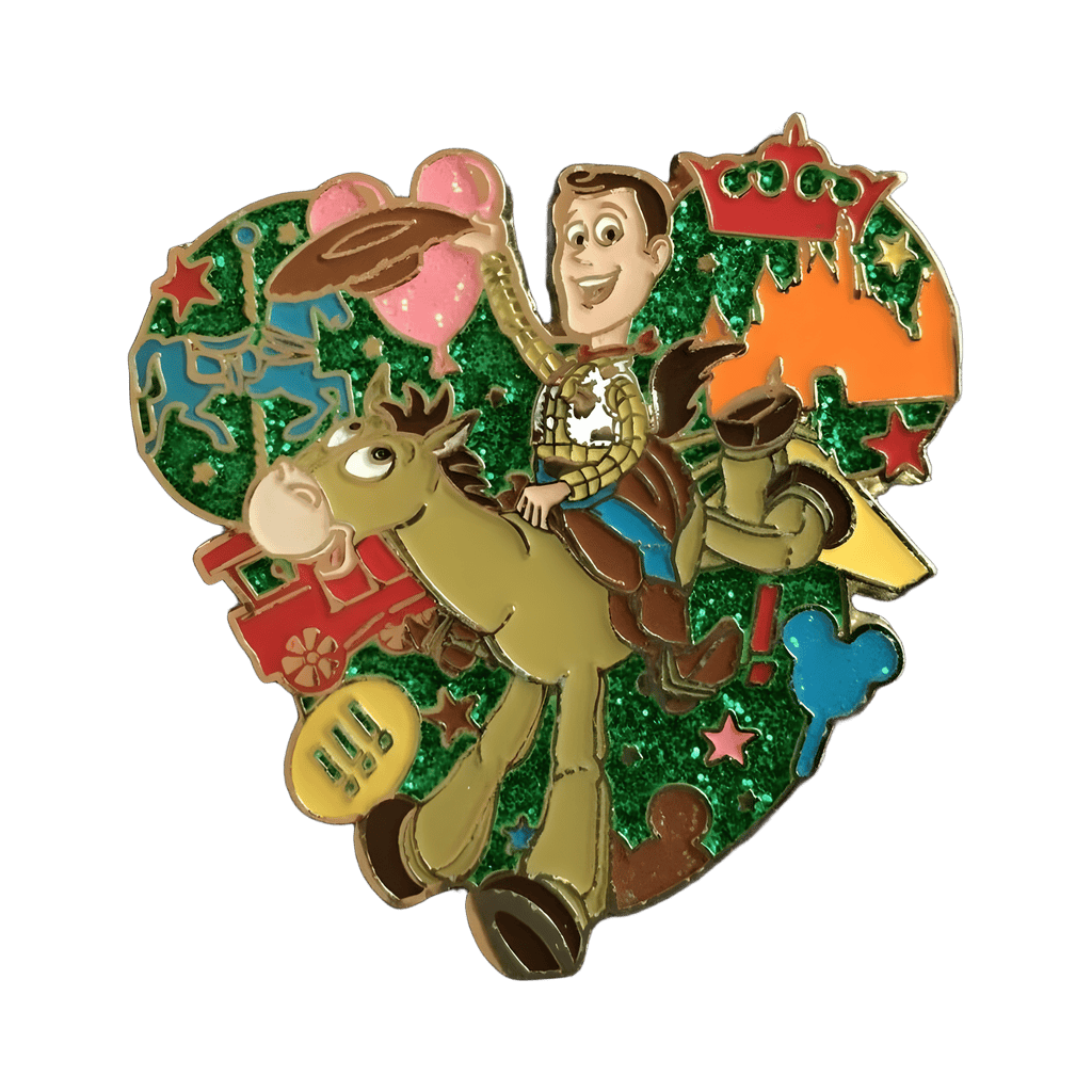 Woody and Bullseye Disney pin