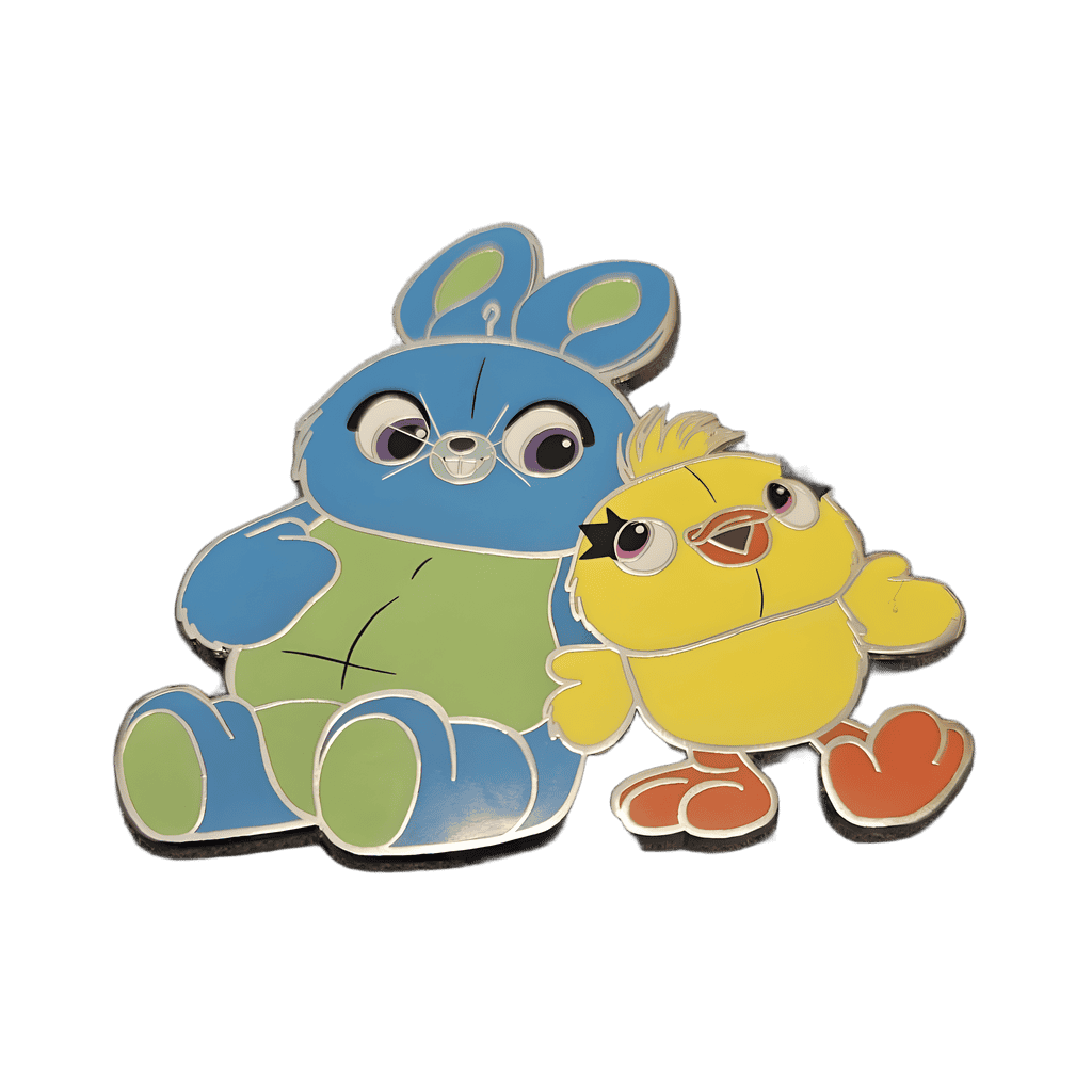 Ducky and Bunny Disney pin