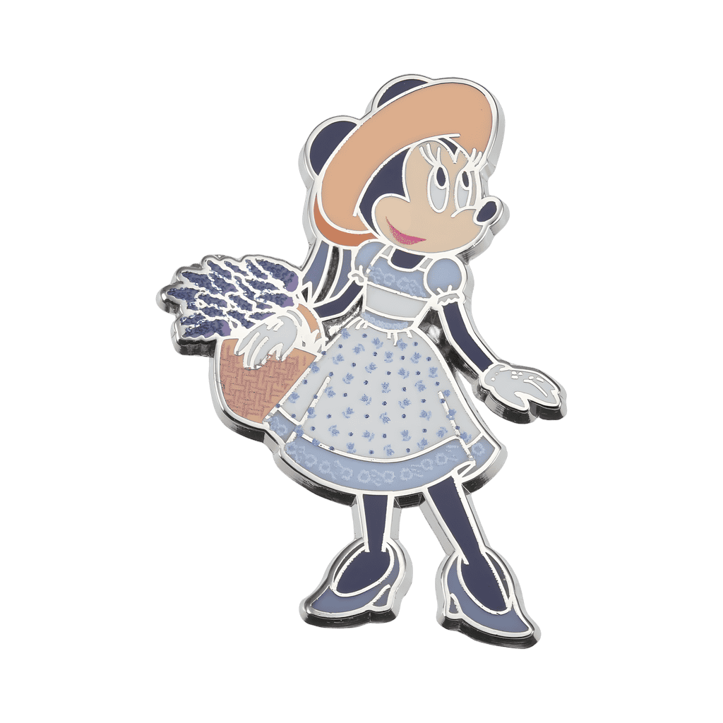Provence France - Minnie with a basket of lavender Disney pin