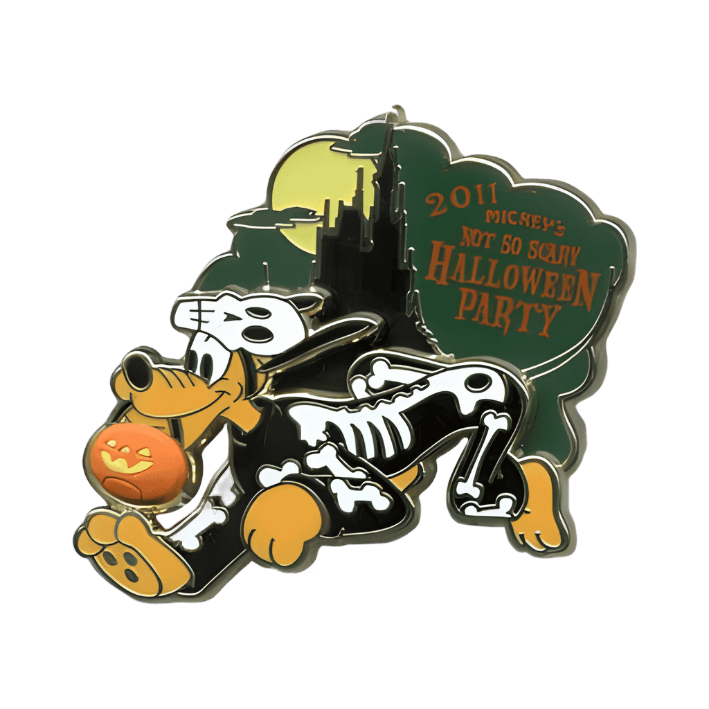 Pluto as skeleton Disney pin