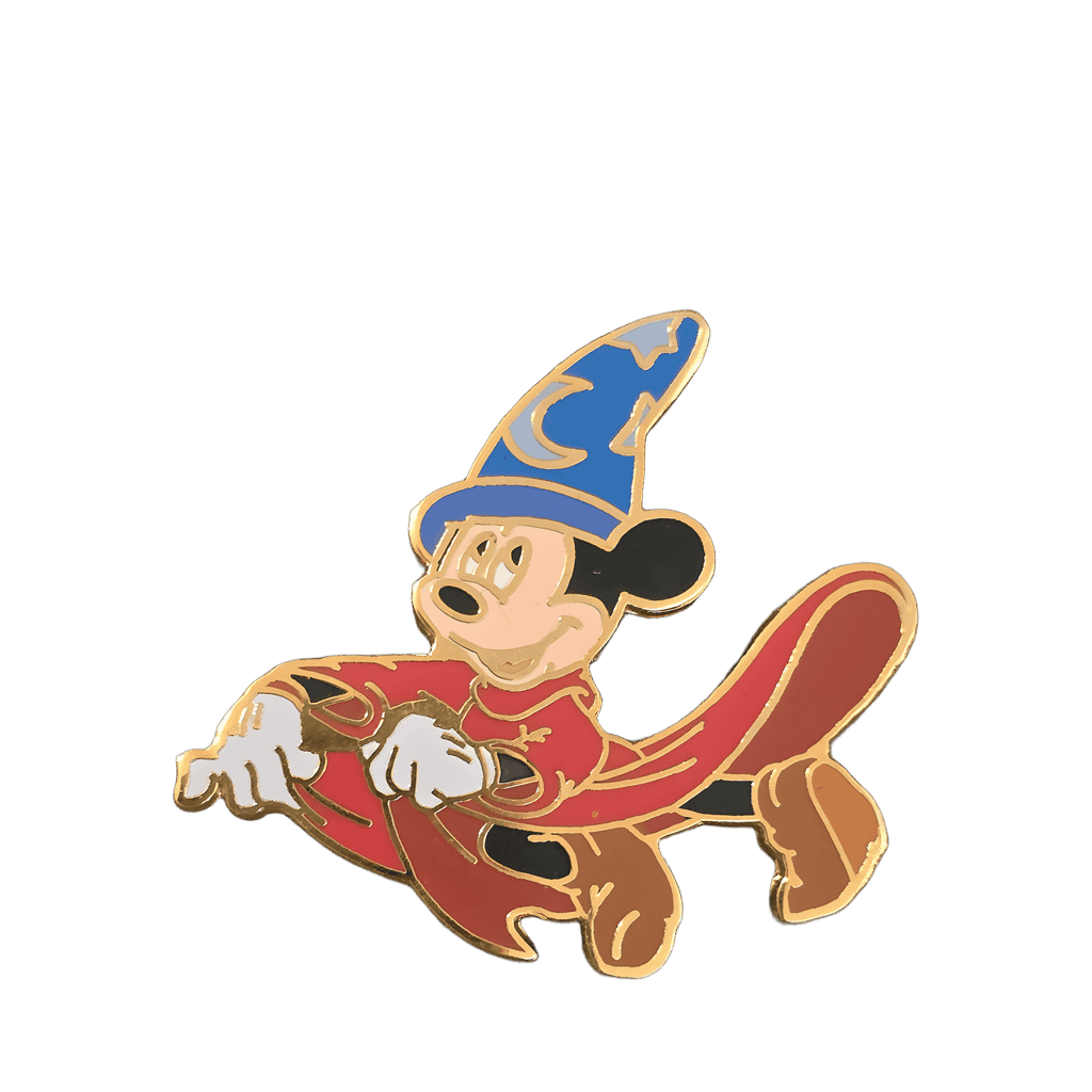 Sorcerer Mickey Holding Robe Up Disney pin