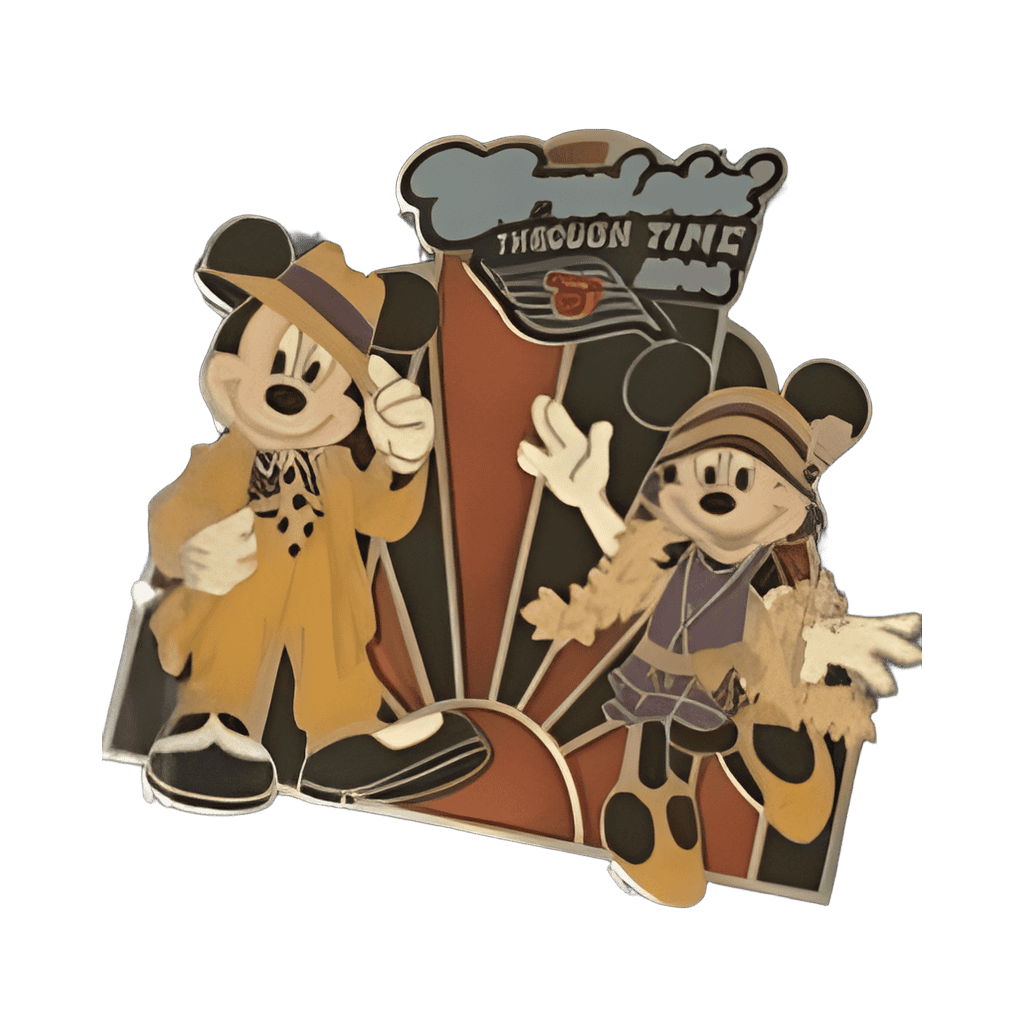 Mickey and Minnie Disney pin