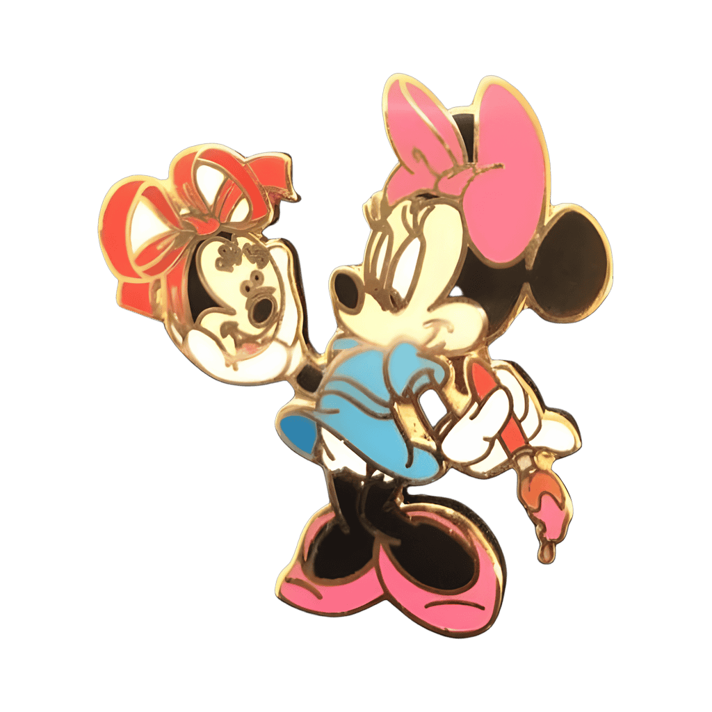 Minnie Painting an Egg Disney pin