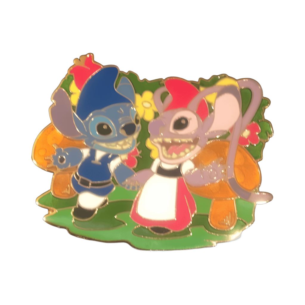 Stitch & Angel Gnome Disney pin