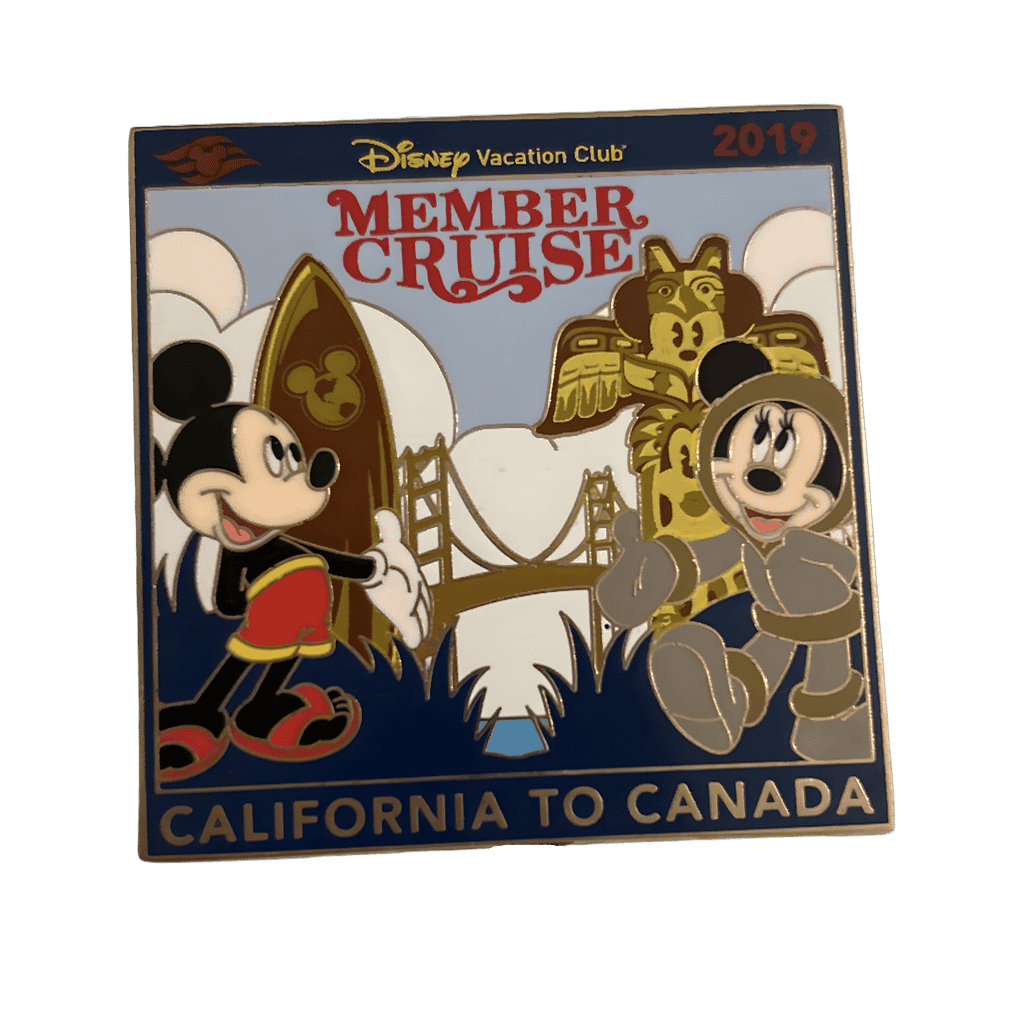 California to Canada Disney pin