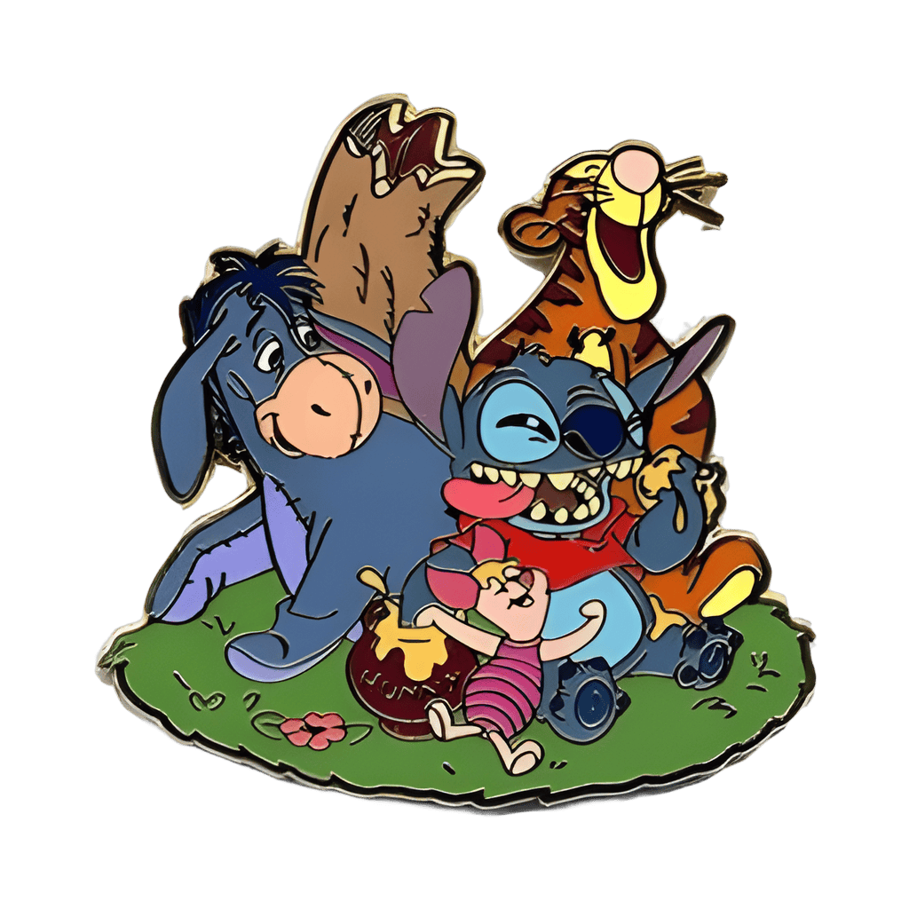 Stitch Foolin Pooh Disney pin