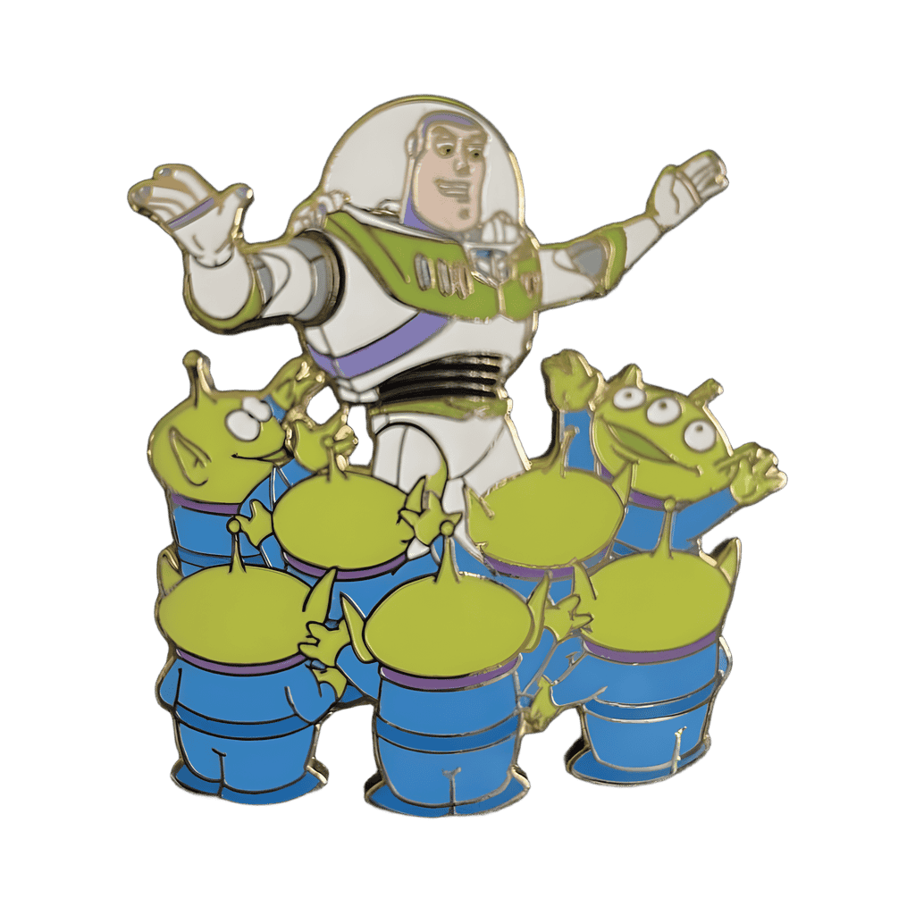Buzz Lightyear and Little Green Men Disney pin