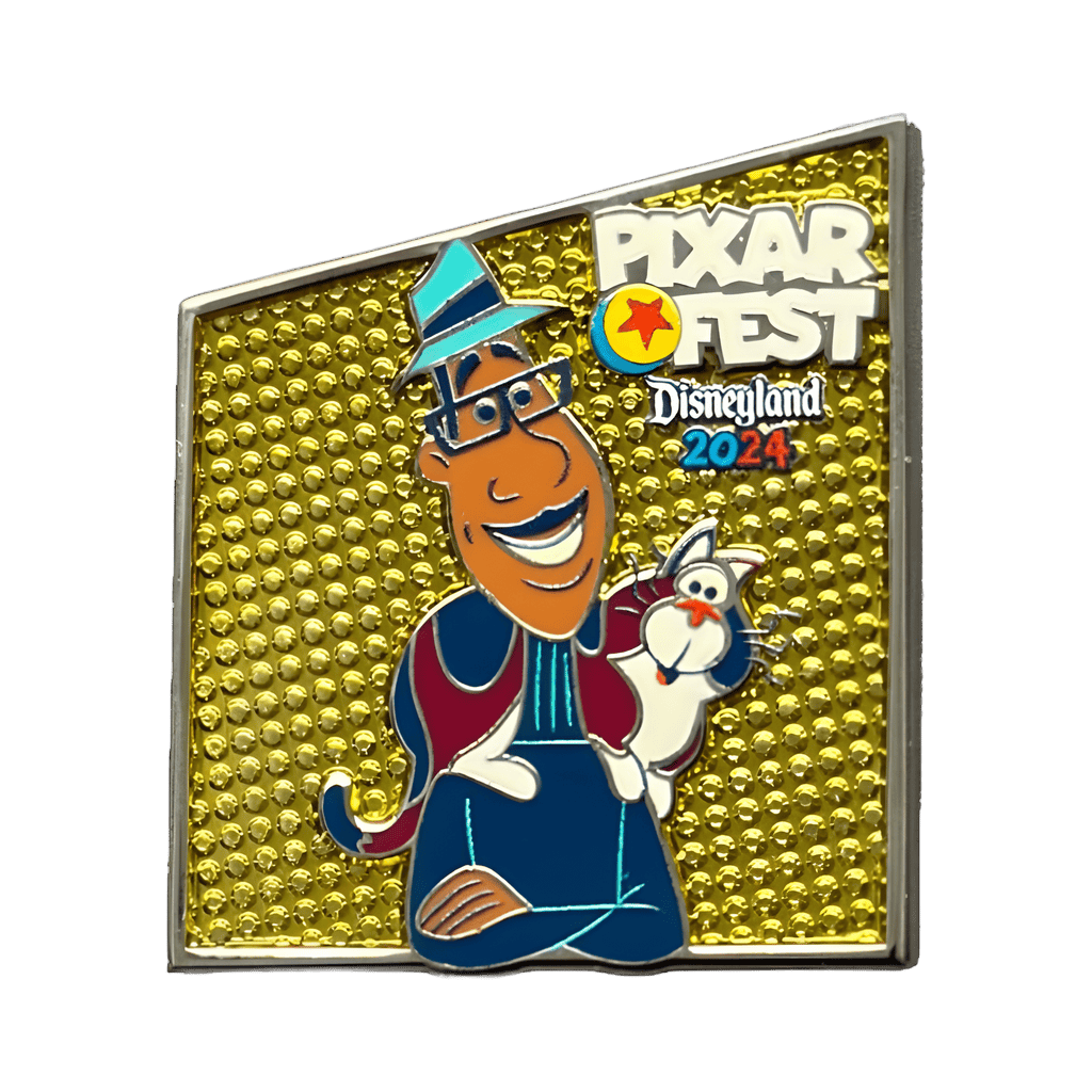 Joe Gardner & Mr. Mittens Puzzle Piece Disney pin