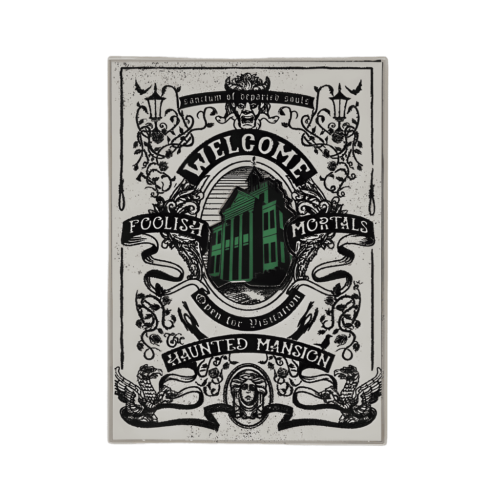 Welcome Foolish Mortals Poster Disney pin