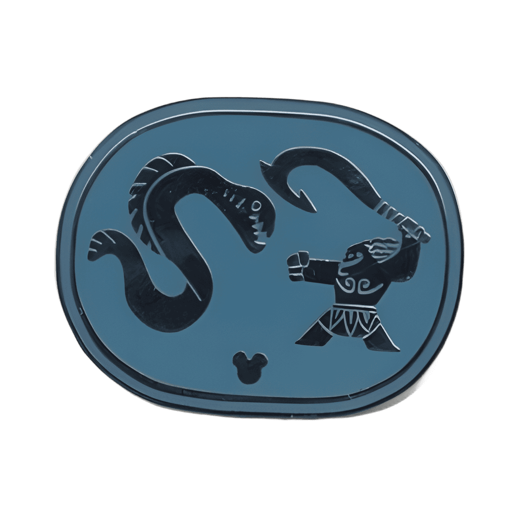 Sea Serpent and Hook Disney pin