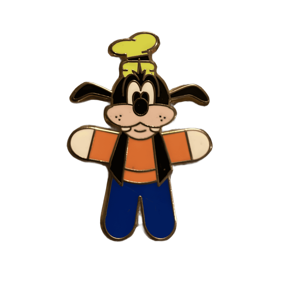 Goofy small with arms out Disney pin