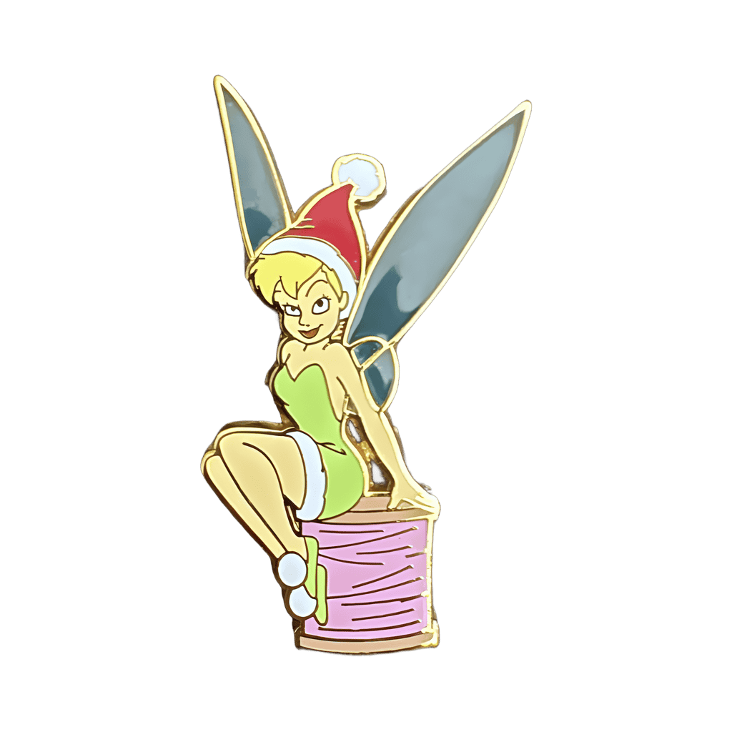 Tinker Bell with Santa Hat Disney pin
