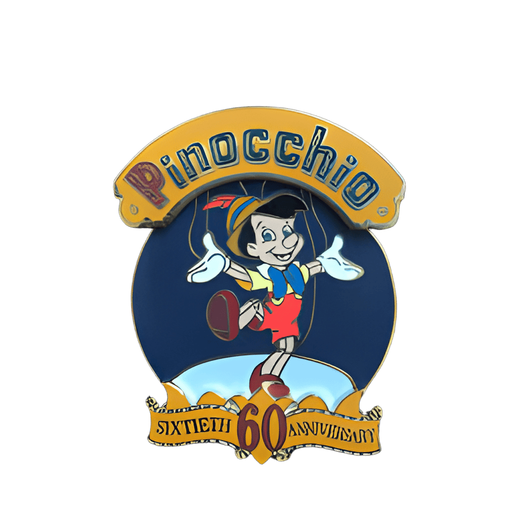 Pinocchio on Strings Disney pin