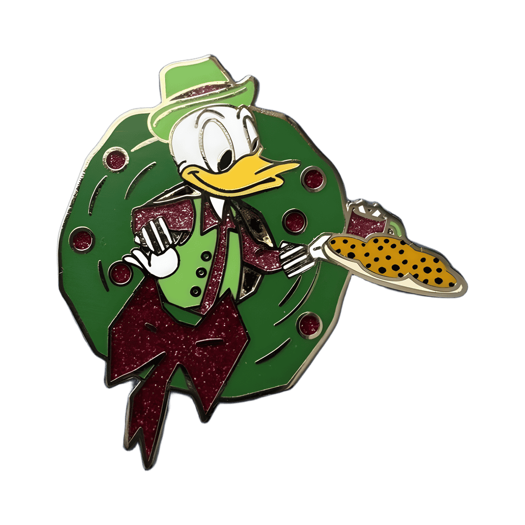 Donald Duck with Cookies Wreath Disney pin