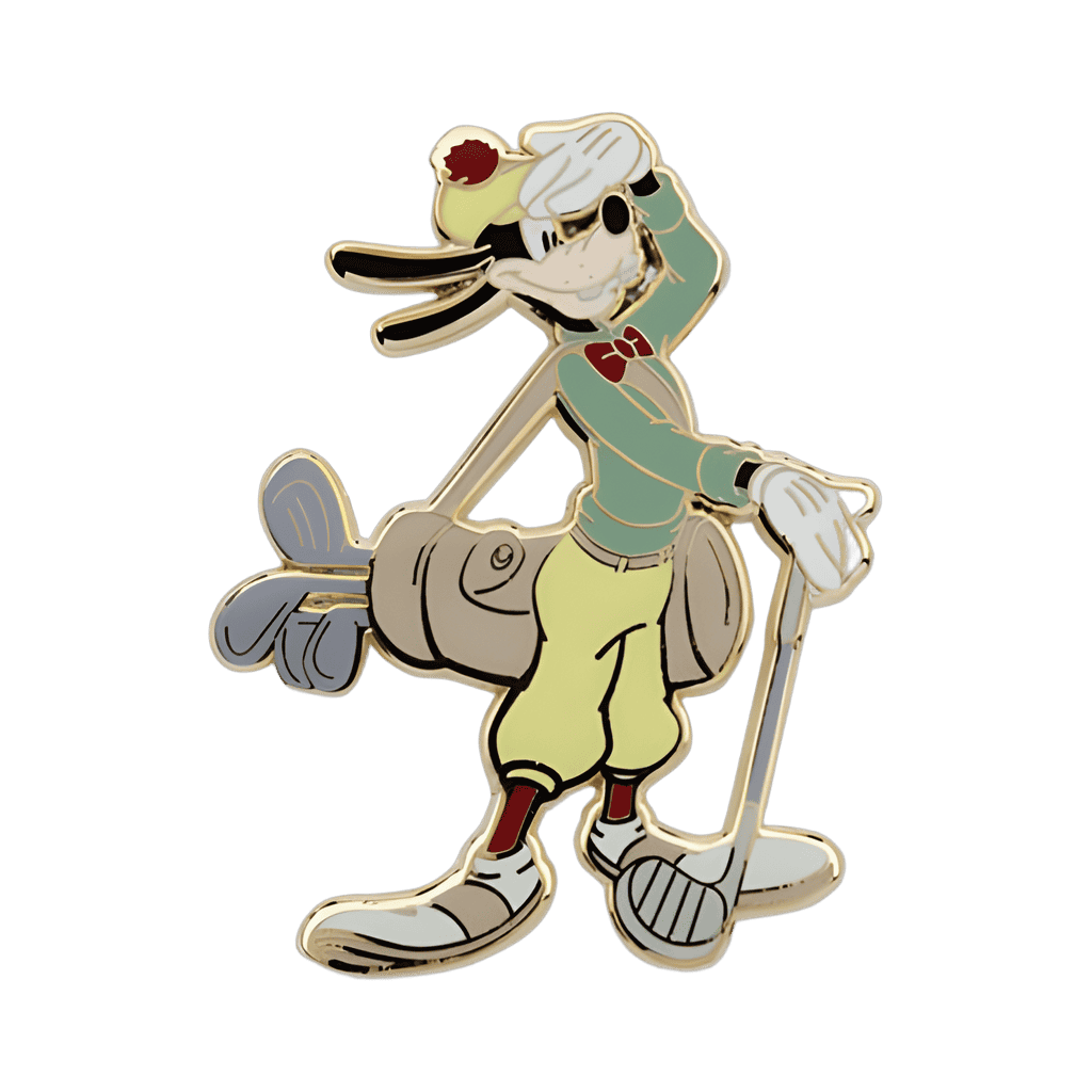 Golfer Goofy Disney pin
