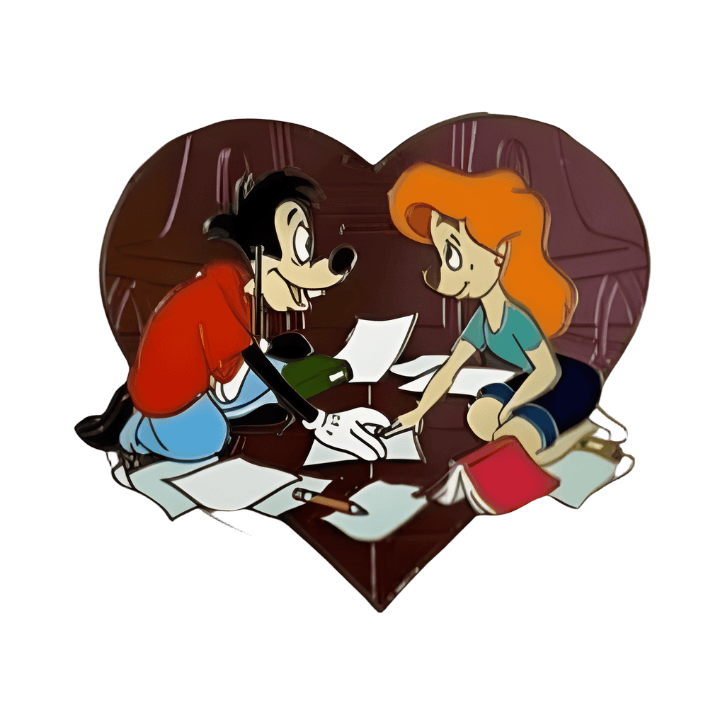 Max & Roxanne Disney pin