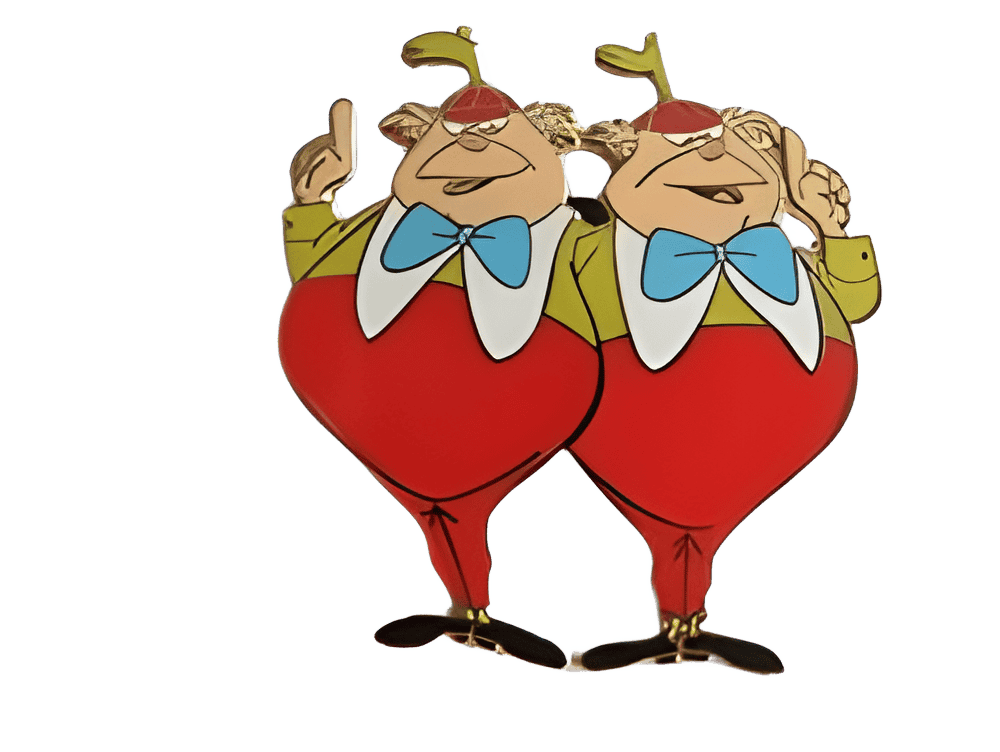 Tweedle Dee & Tweedle Dum Disney pin