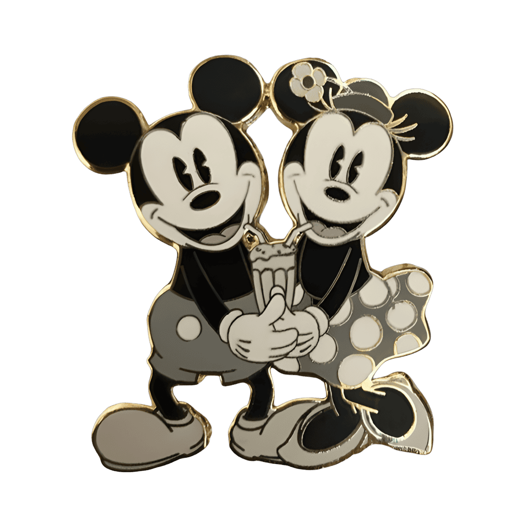 Mickey & Minnie (Black & White) Disney pin