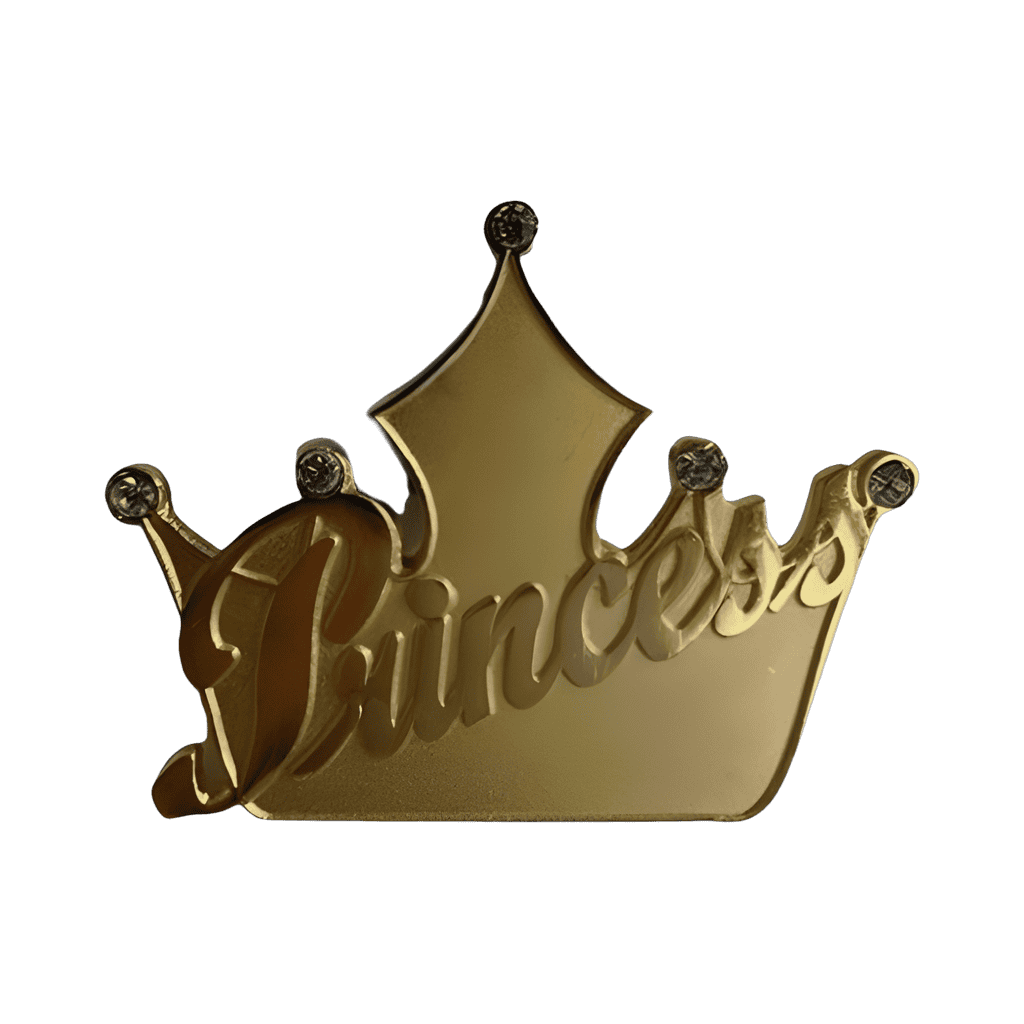 Gold Princess Crown Disney pin
