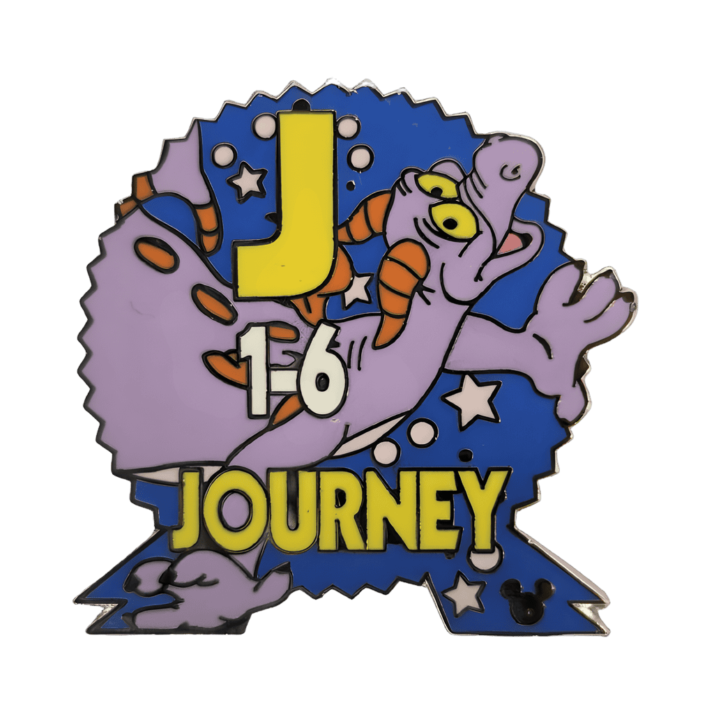 J for Journey (1-6) Disney pin