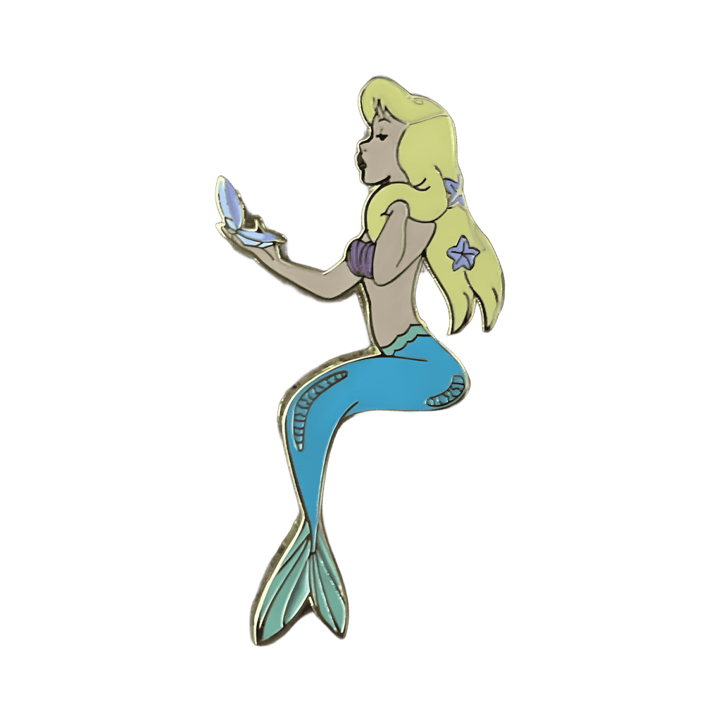 Blonde Mermaid Alone Disney pin