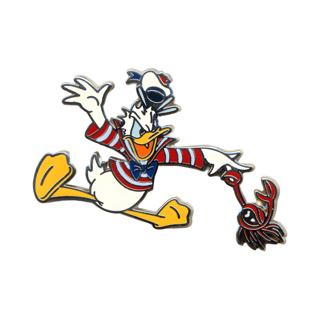 Donald Duck with a Crab Disney pin