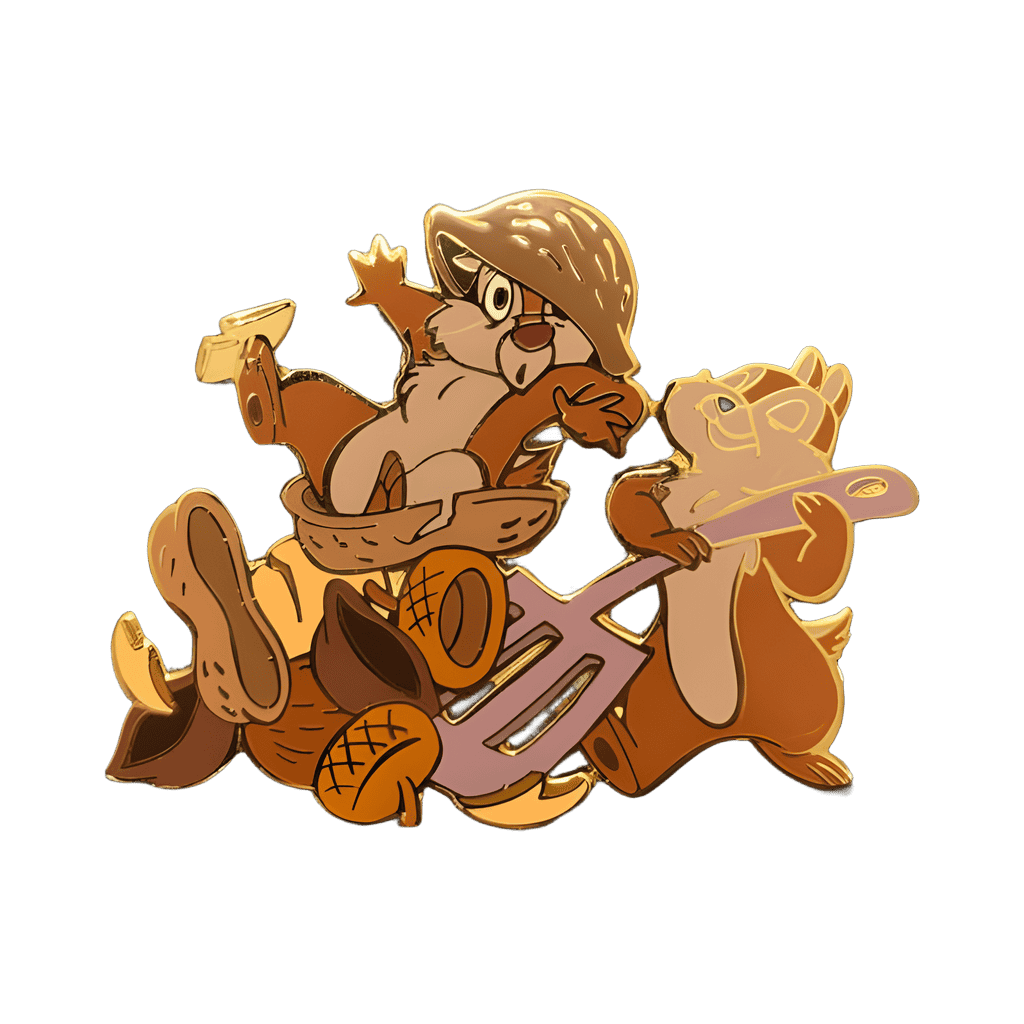 Chip and Dale Spring Cleaning Disney pin