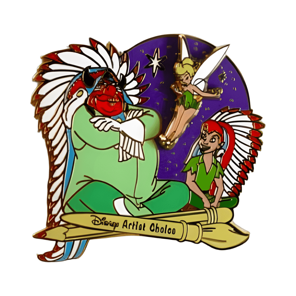 Peter Pan & Indian Chief Disney pin