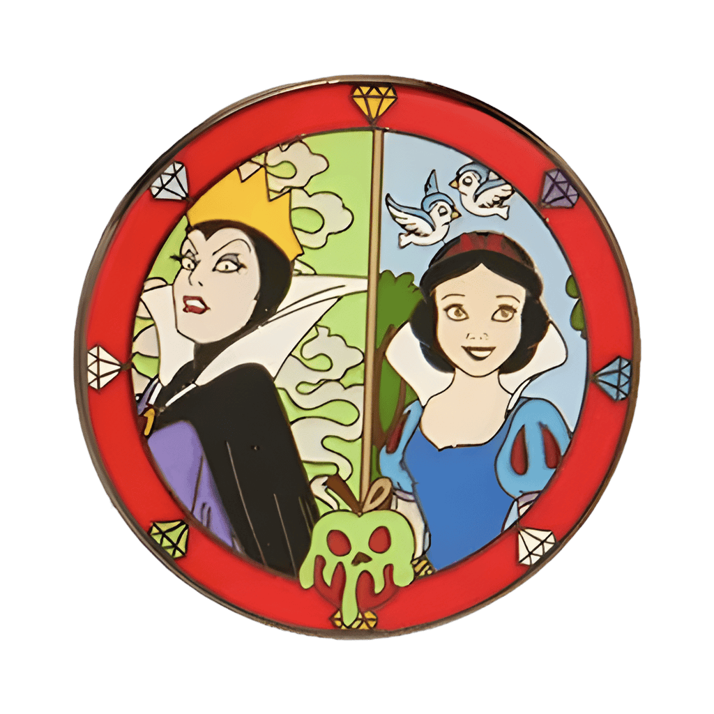 Evil Queen and Snow White Disney pin