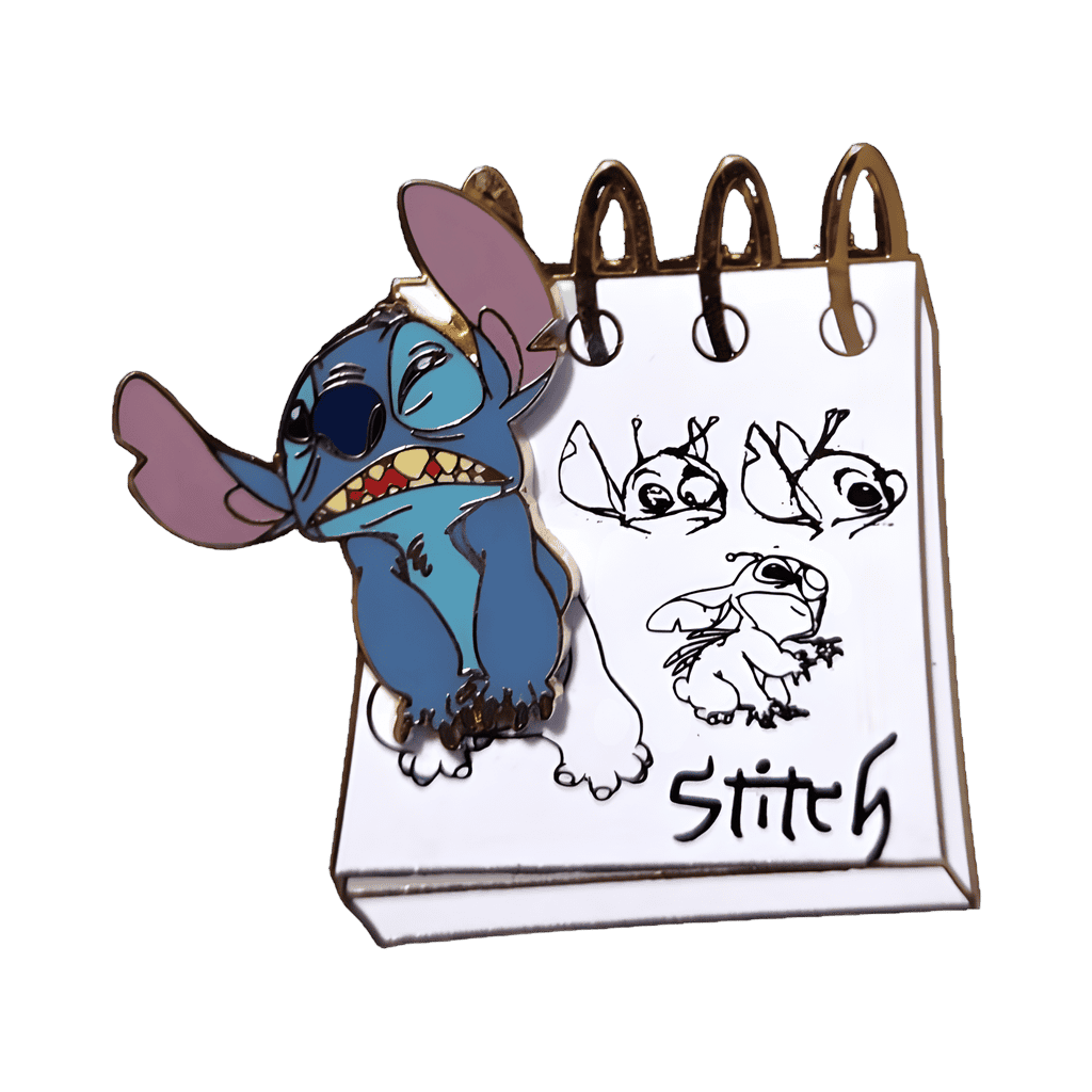 Stitch Sketchpad Disney pin