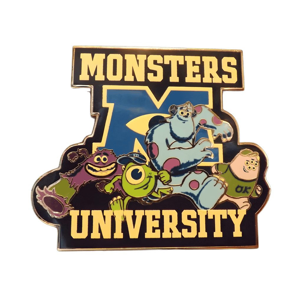 Monsters University DSUK Disney pin
