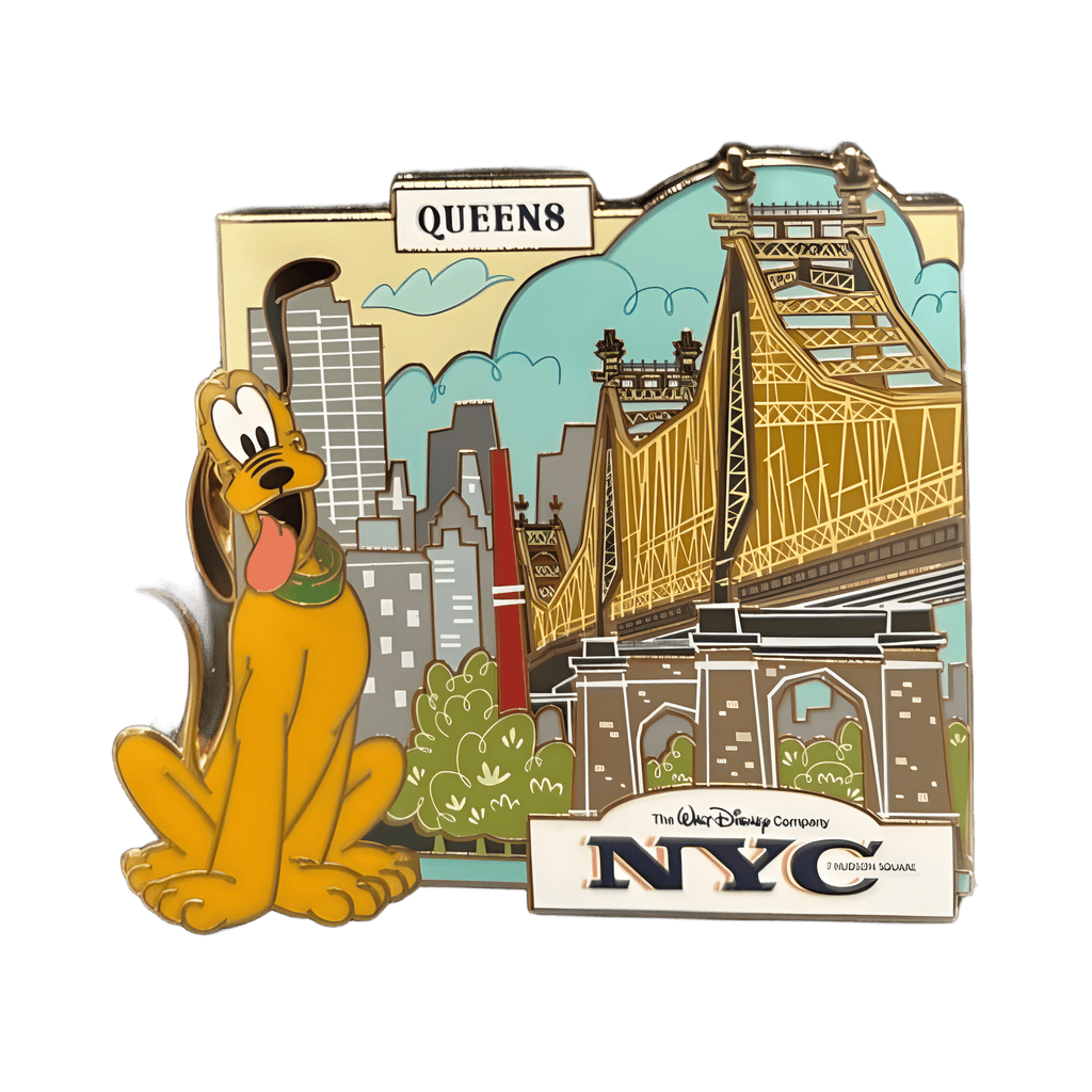 Pluto in Queens Disney pin