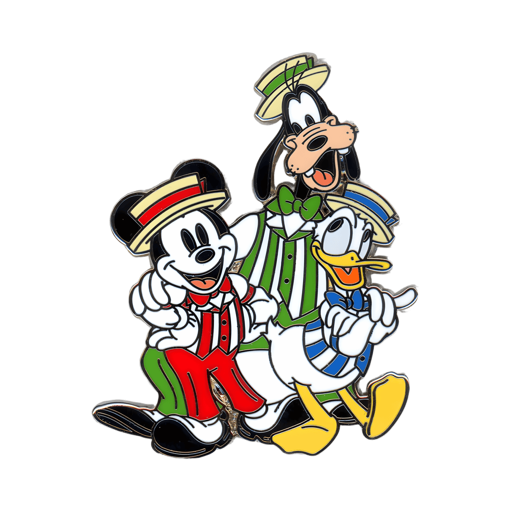 Mickey, Goofy, and Donald Disney pin