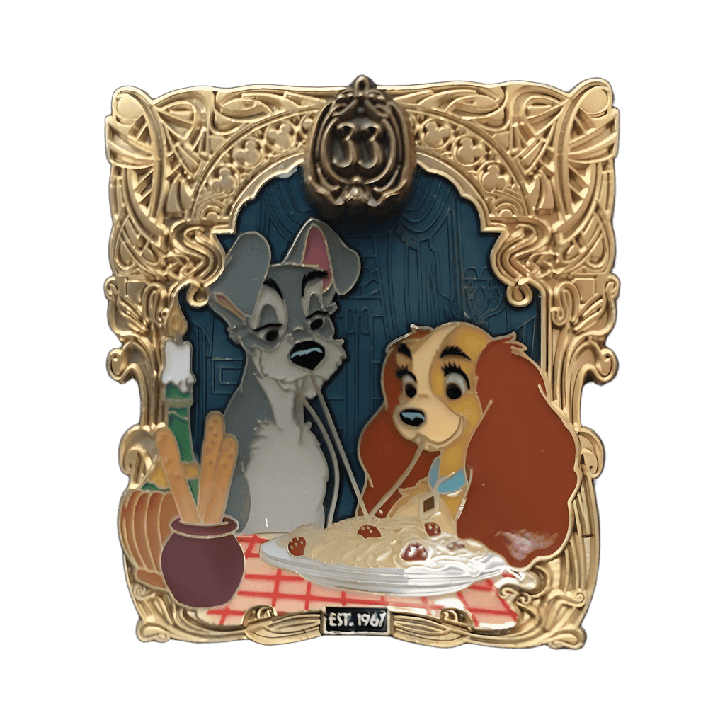 March - Lady and the Tramp Disney pin