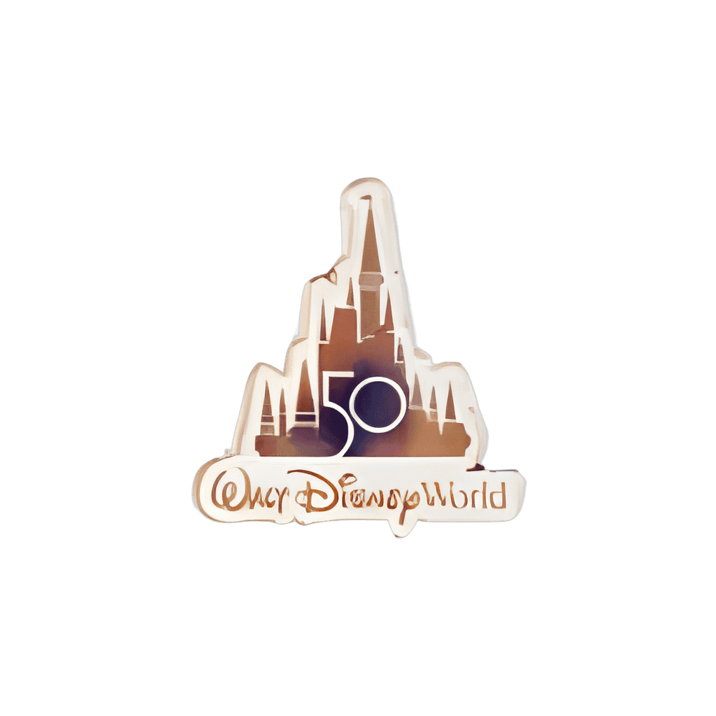 Flair Set - Iridescent Castle Logo Disney pin