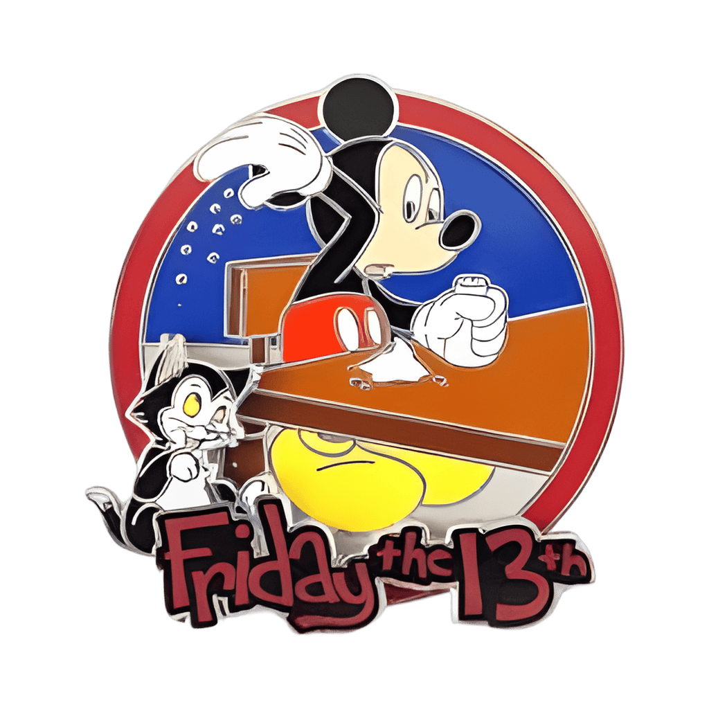 Mickey and Fiagro Friday the 13th Disney pin